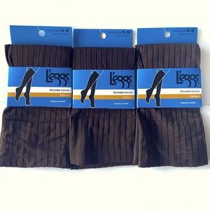 Leggs woman trouser socks, 3 pack